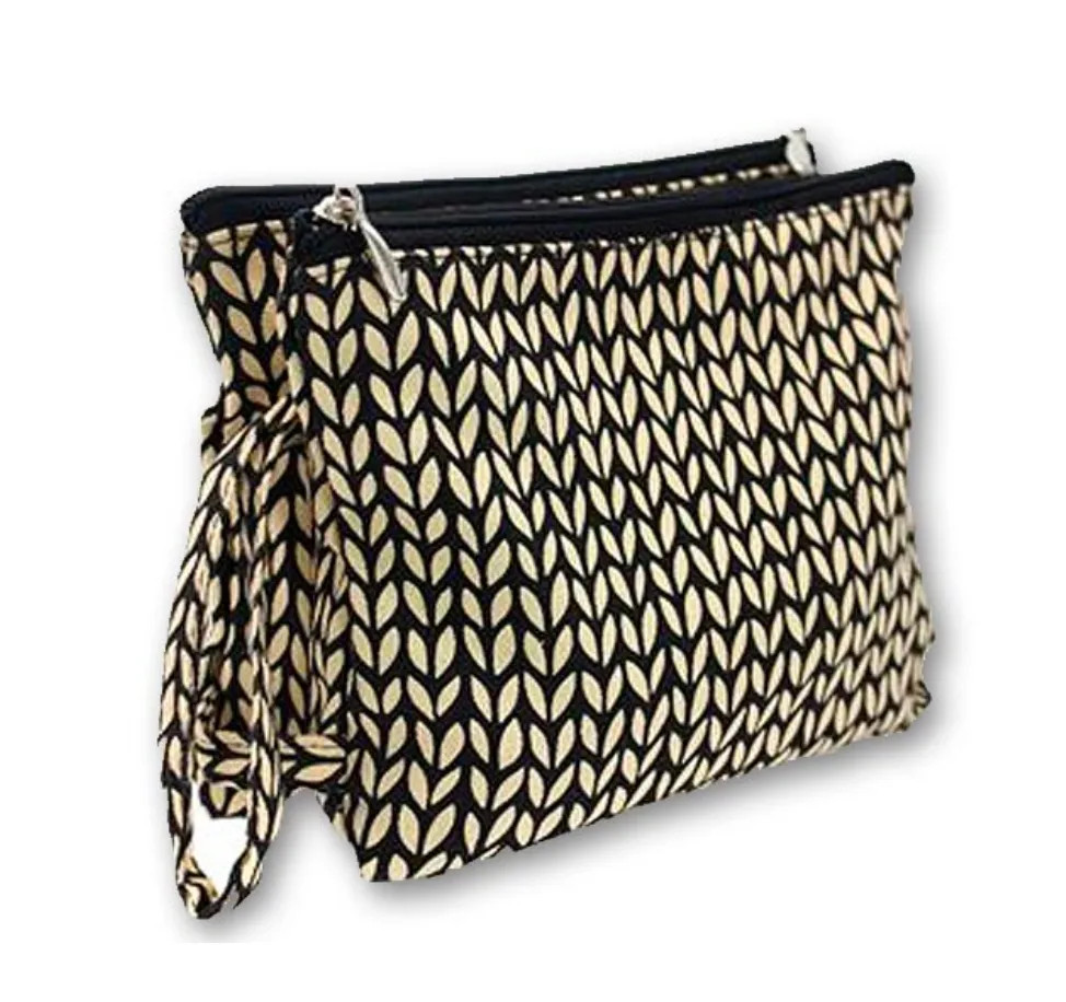 Сумка для спиц с застежкой Lana Grossa большая (хлопок, 20Х14 см)