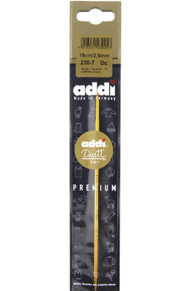 Крючок Addi алюминий ADDIDUETT 15 см