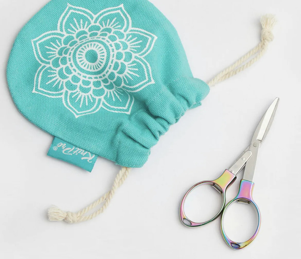 Ножницы складные в мешочке длина 10см, сталь Mindful