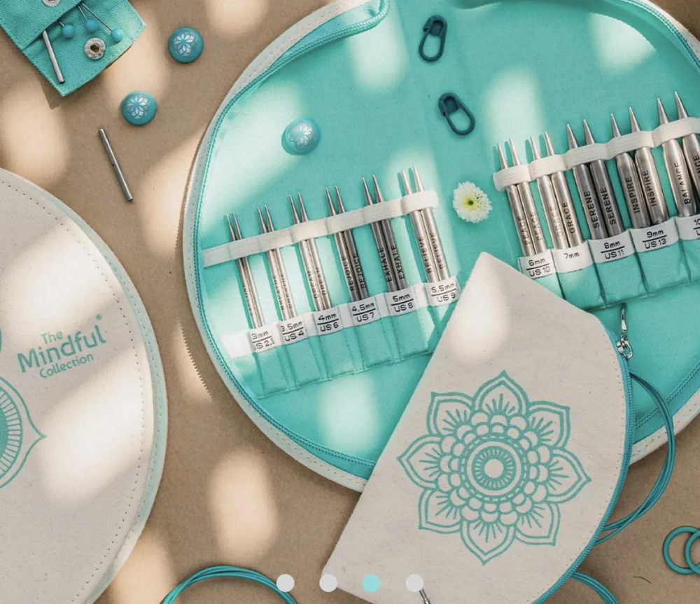 Набор съемных укороченных спиц "Warmth" Тепло Mindful 10см KnitPro