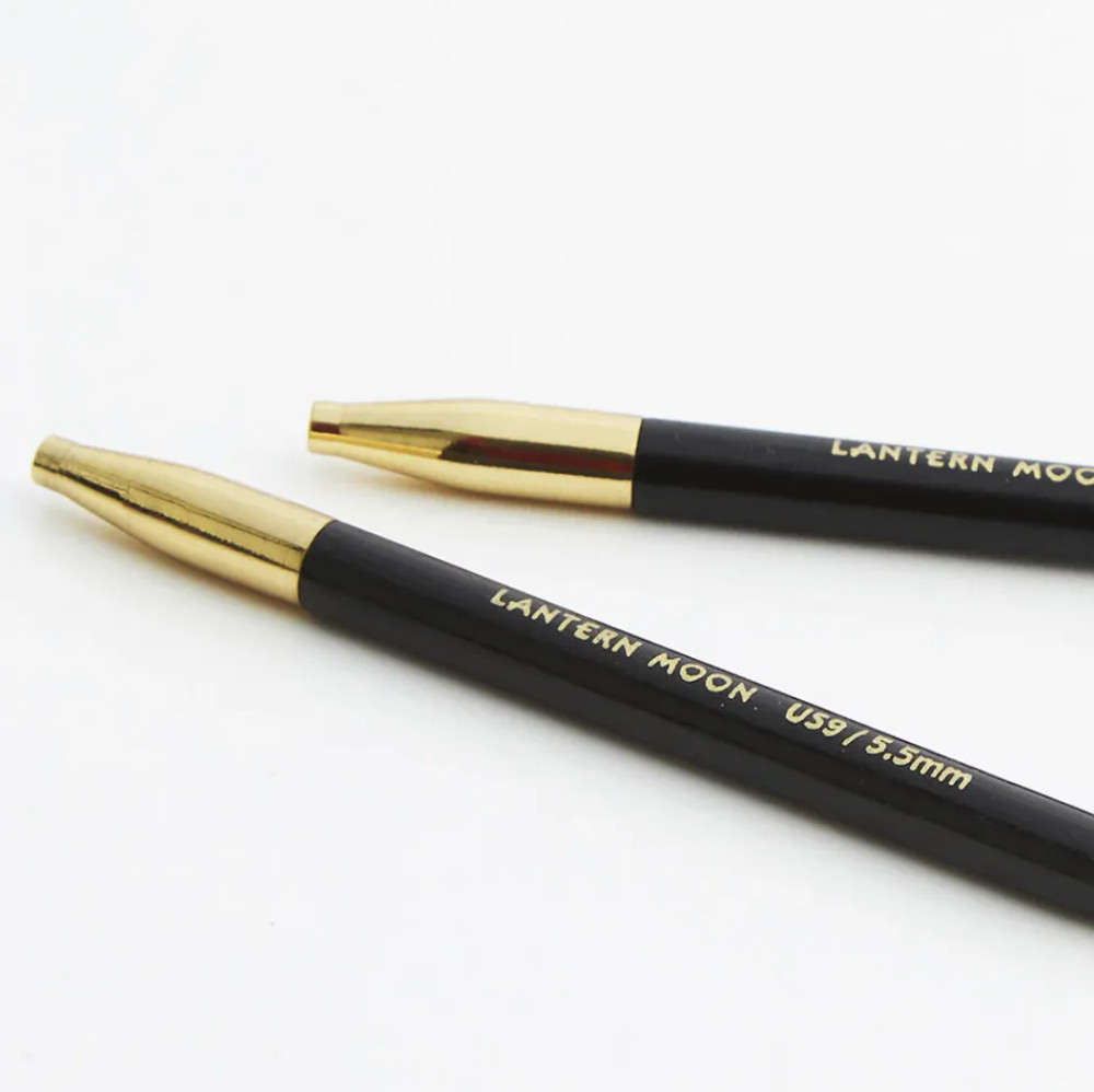 Спицы для вязания разъемные Lantern Moon 13 см эбеновое дерево