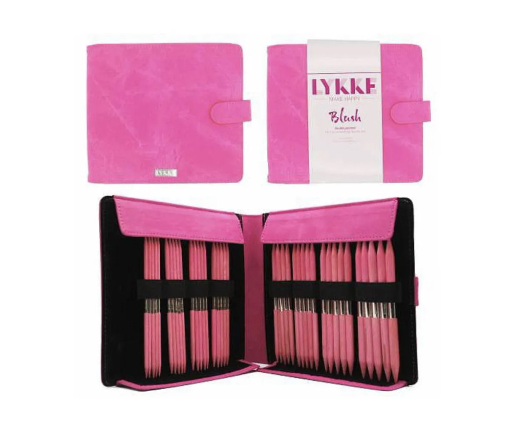 Набор чулочных спиц для вязания Lykke Driftwood 15 см дерево 4 мм-9 мм