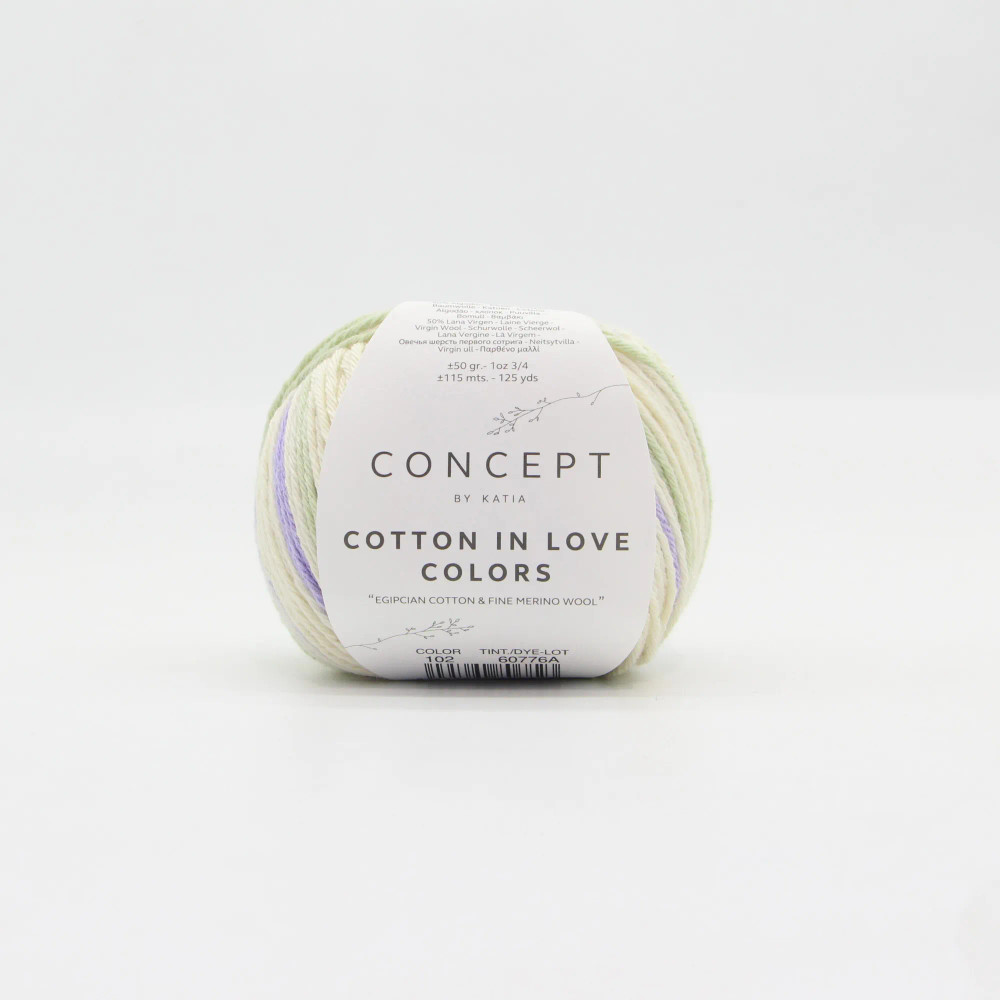 Katia Cotton in love colors