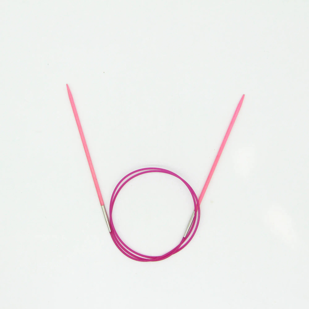 Спицы для вязания круговые Lykke Blush 100 см дерево