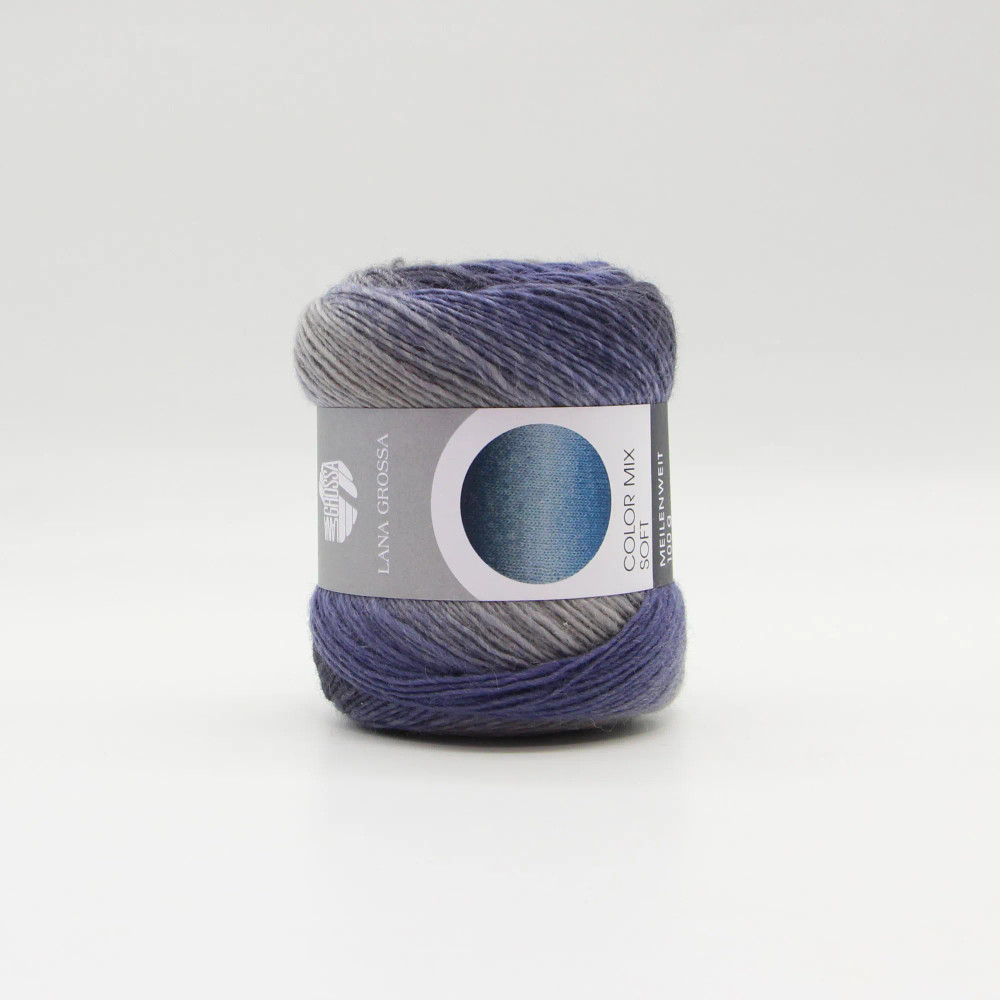 Lana Grossa Meilenweit 100 Color Mix Soft