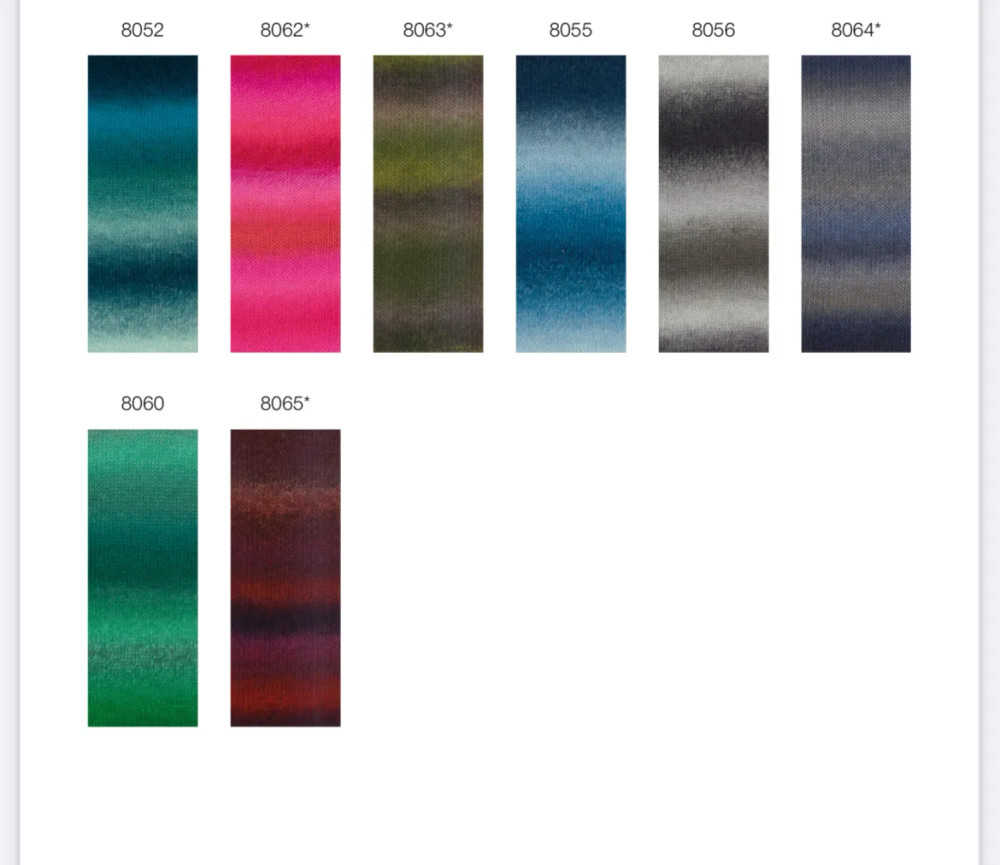 Lana Grossa Meilenweit 100 Color Mix Soft