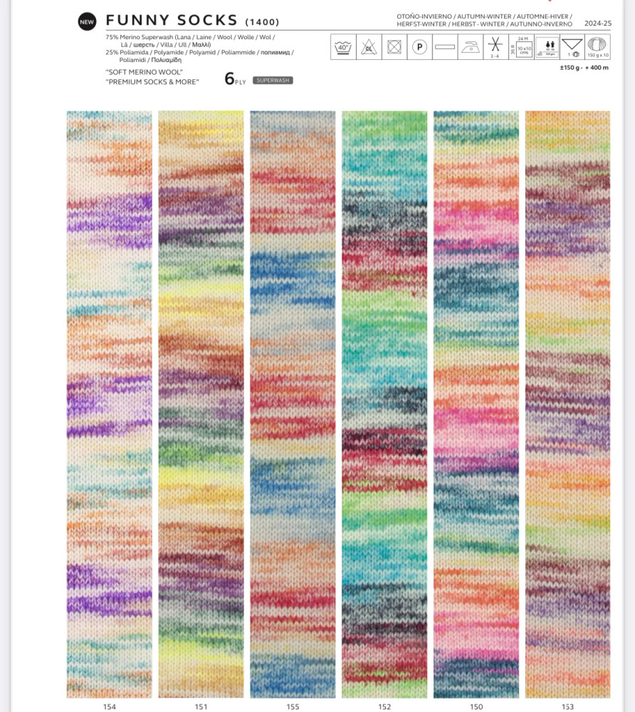 Katia Funny Sock 6-ply