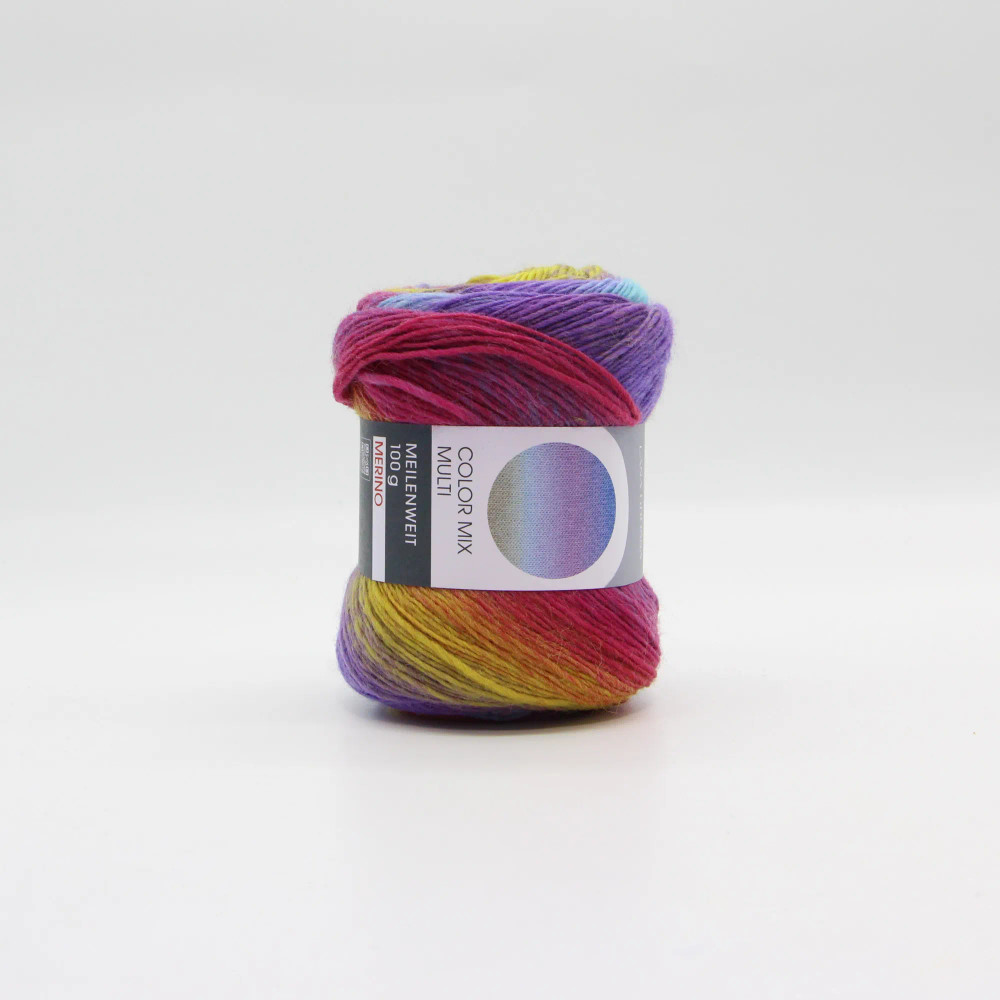 Lana Grossa Meilenweit 100 Color Mix Multi
