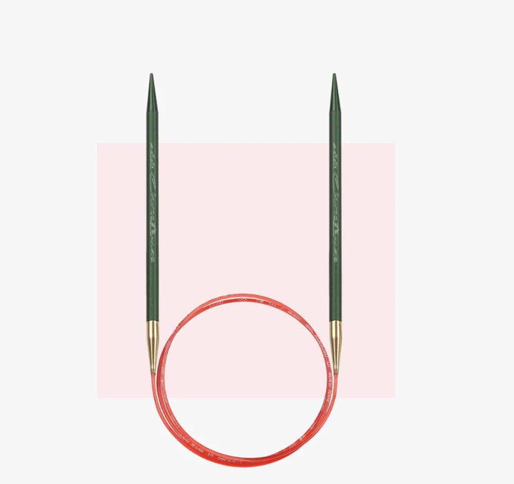 Спицы для вязания круговые Addi Christmas 100см