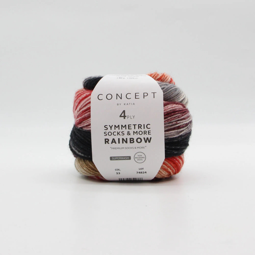 Katia Symmetric Rainbow Socks  More
