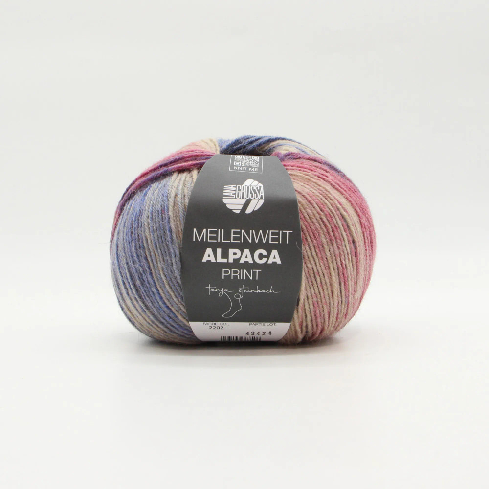 Lana Grossa Meilenweit 100 Alpaca Print