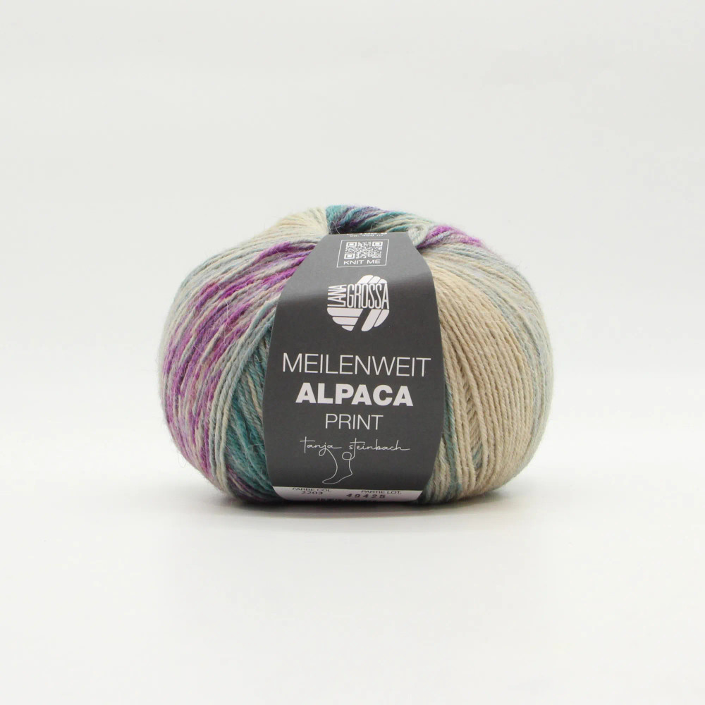 Lana Grossa Meilenweit 100 Alpaca Print