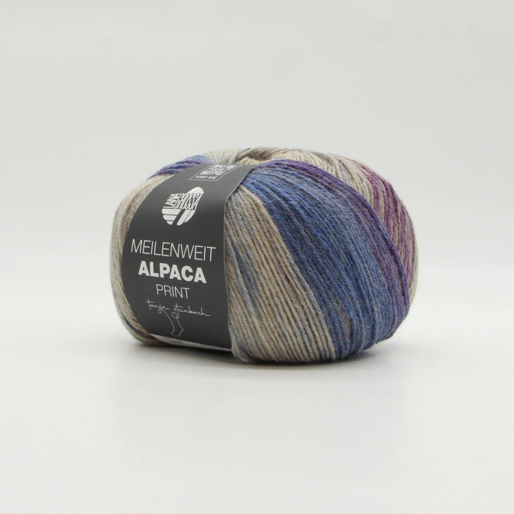Lana Grossa Meilenweit 100 Alpaca Print