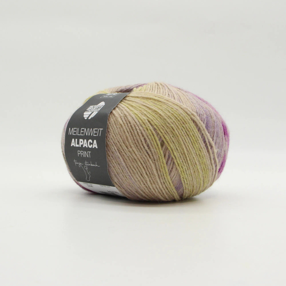 Lana Grossa Meilenweit 100 Alpaca Print