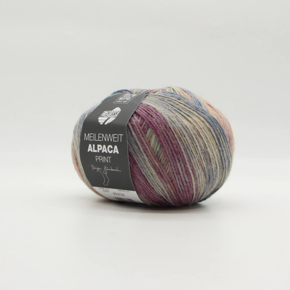 Lana Grossa Meilenweit 100 Alpaca Print
