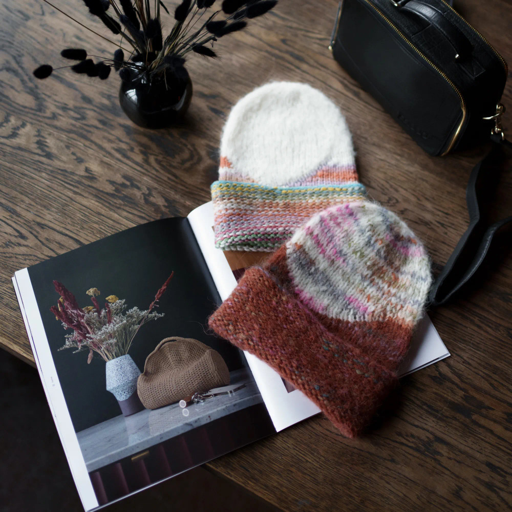 Описание для вязания спицами шапки интарсией «млечный путь»