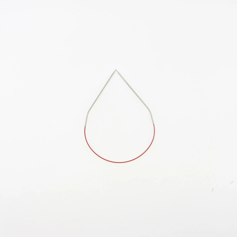 Спицы для вязания круговые 40 см Chiaogoo Knit Red металл