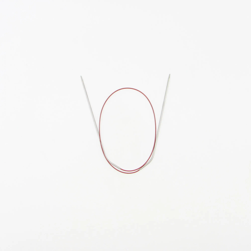 Спицы для вязания круговые 60 см Chiaogoo Knit Red металл