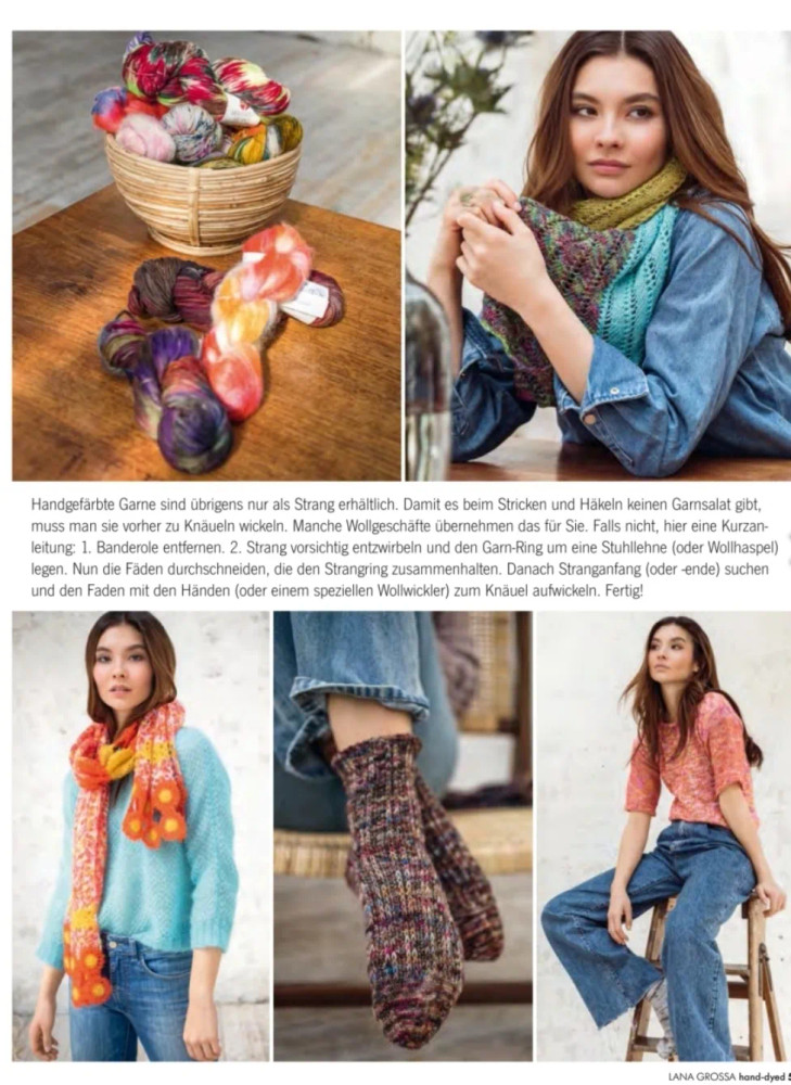 Журнал Hand Dyed N.01 Lana Grossa