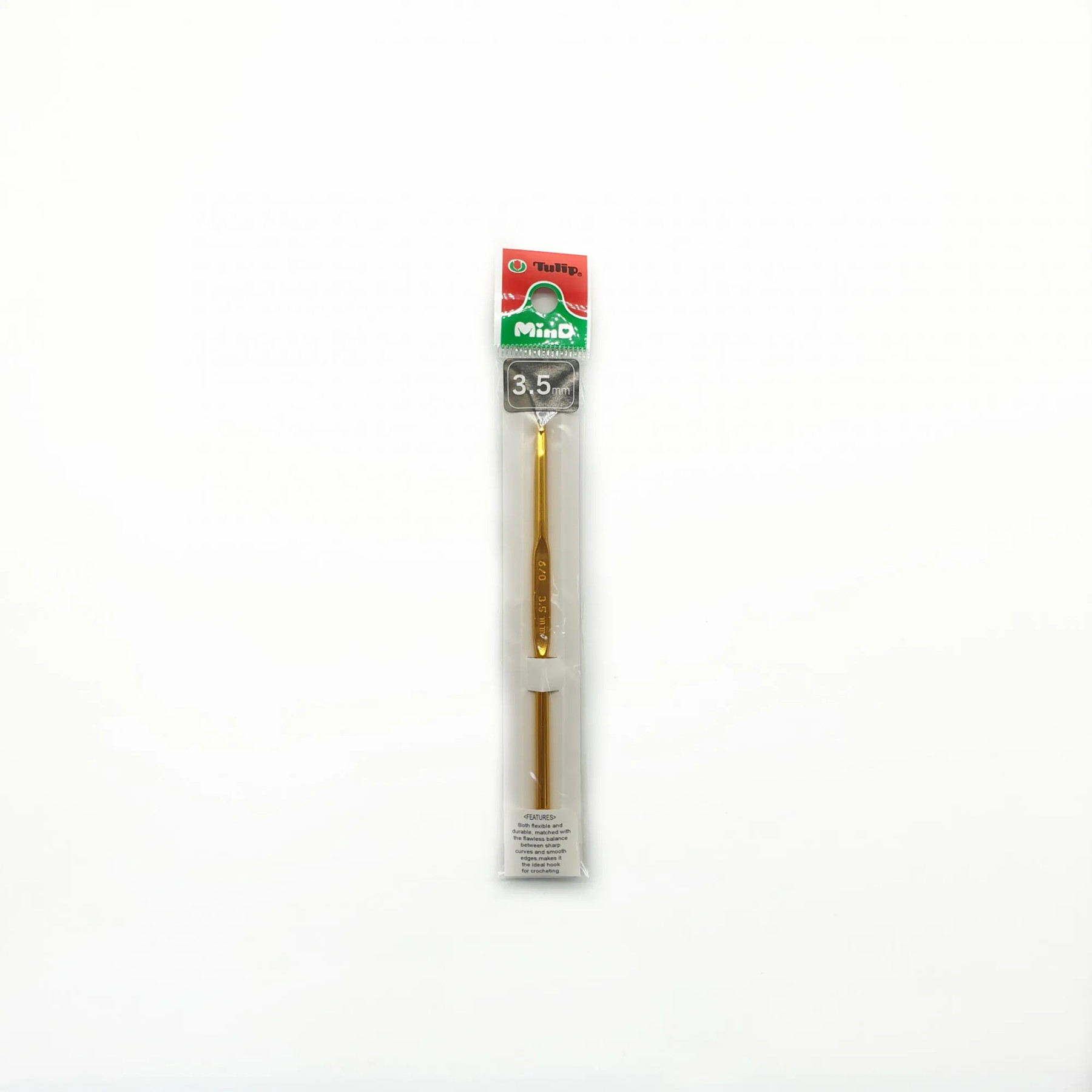 Крючок для вязания золотистый односторонний Mind Tulip