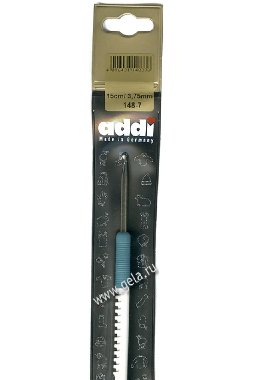 Крючок Addi с пластиковой ручкой 15 см