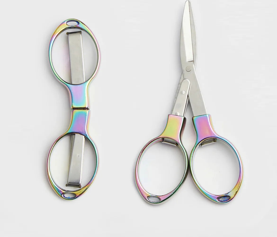 Ножницы складные в мешочке длина 10см, сталь Mindful