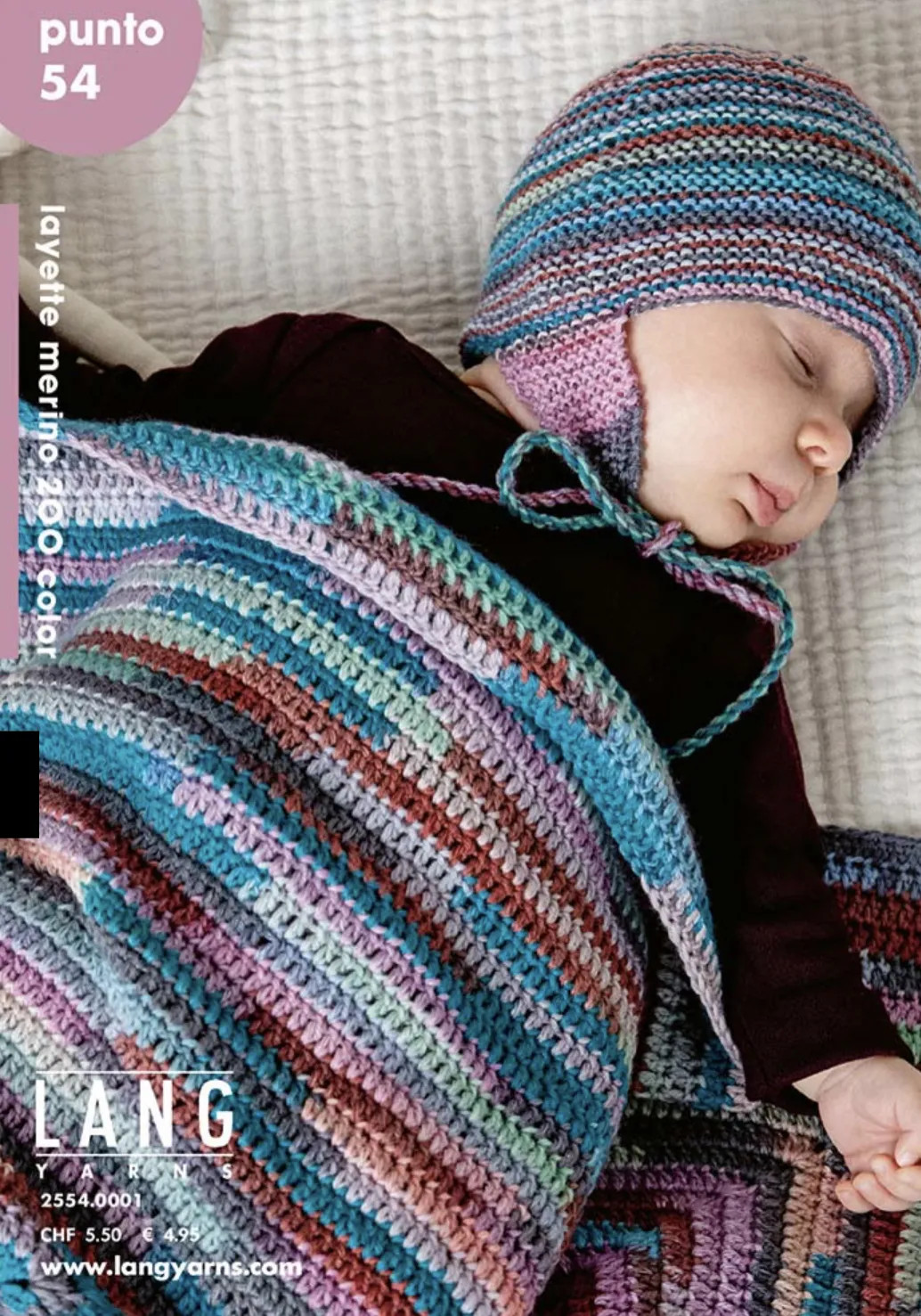 Журнал "PUNTO 54 LAYETTE MERINO 200 COLOR" Lanf Yarns