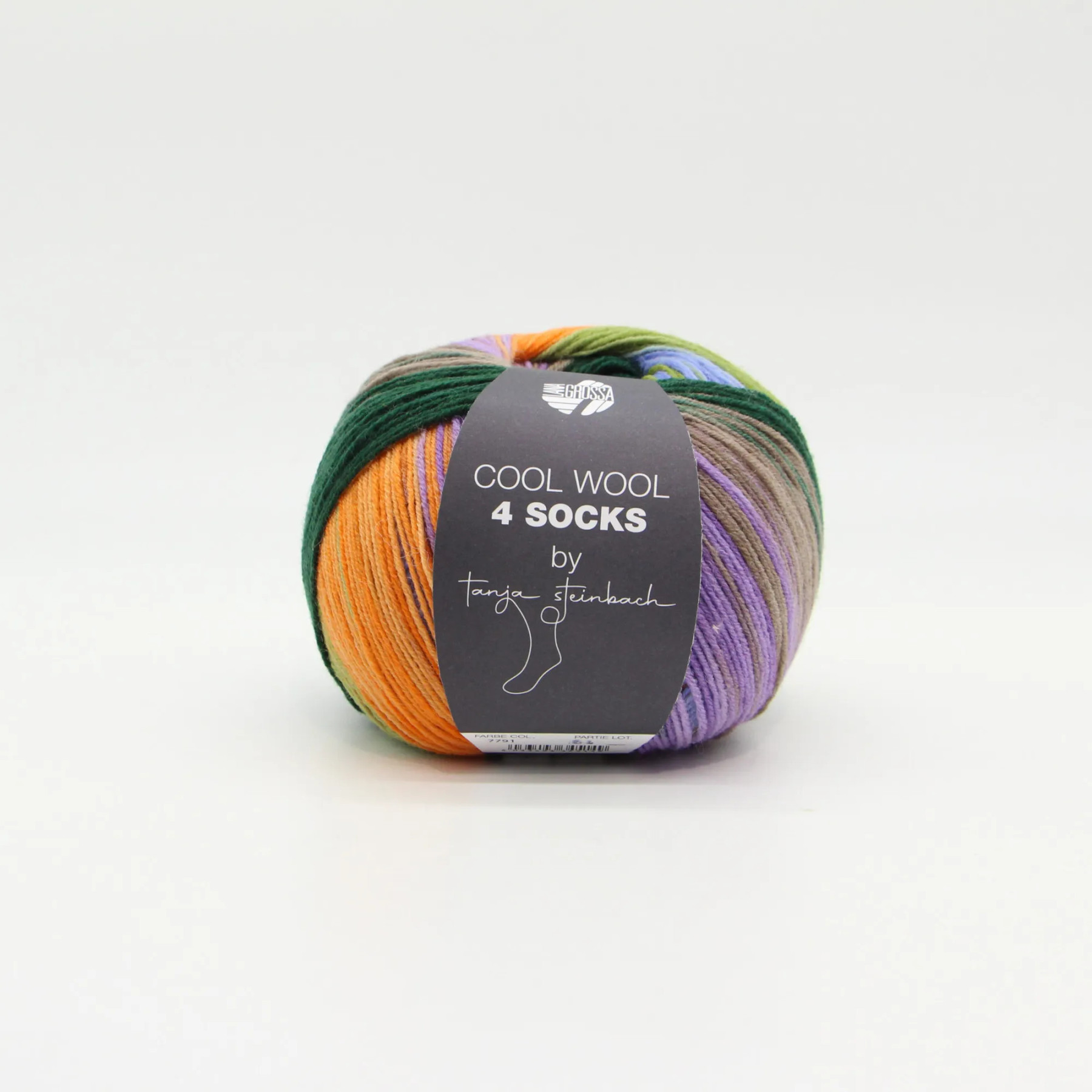 Lana Grossa Meilenweit Cool Wool 4 Socks print