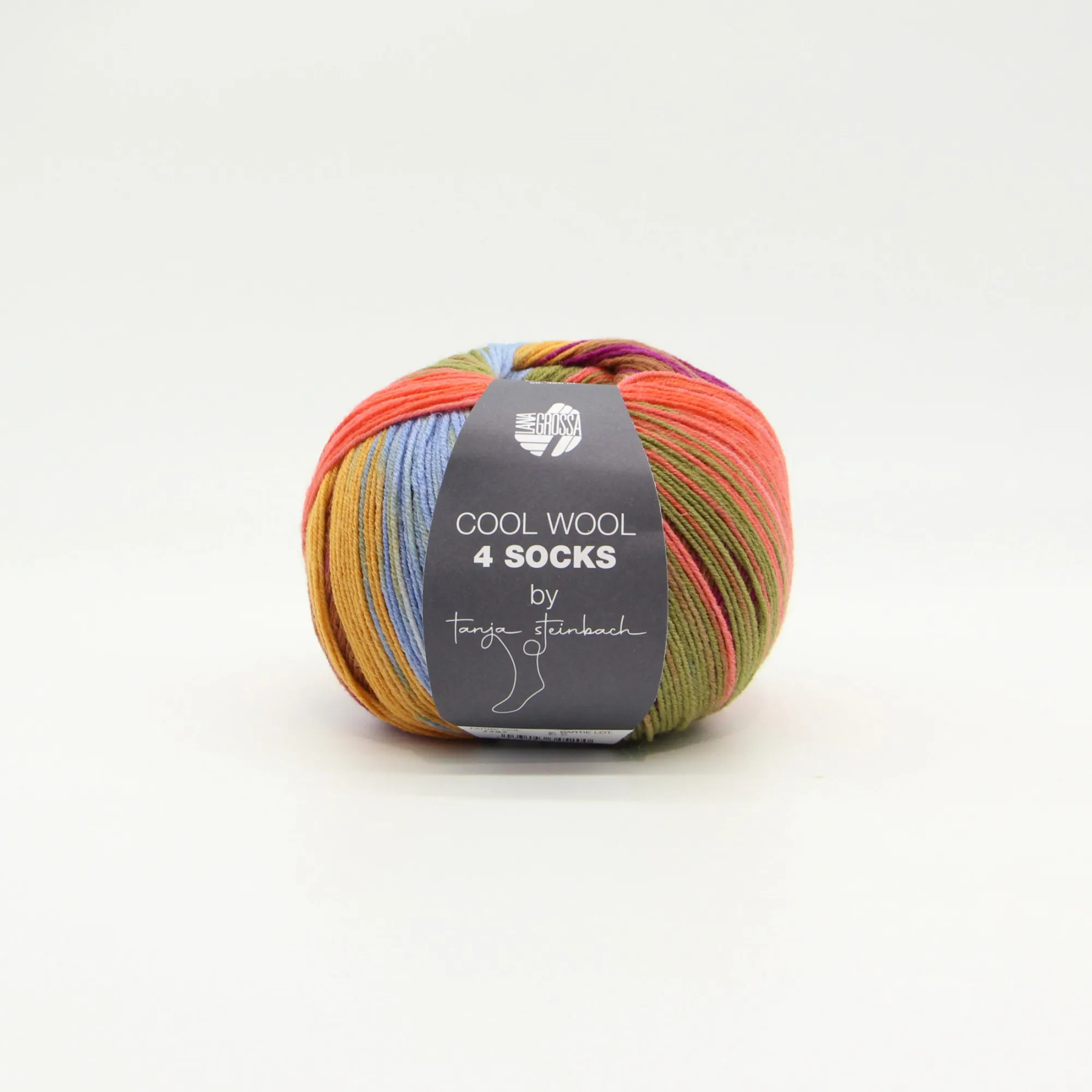 Lana Grossa Meilenweit Cool Wool 4 Socks print