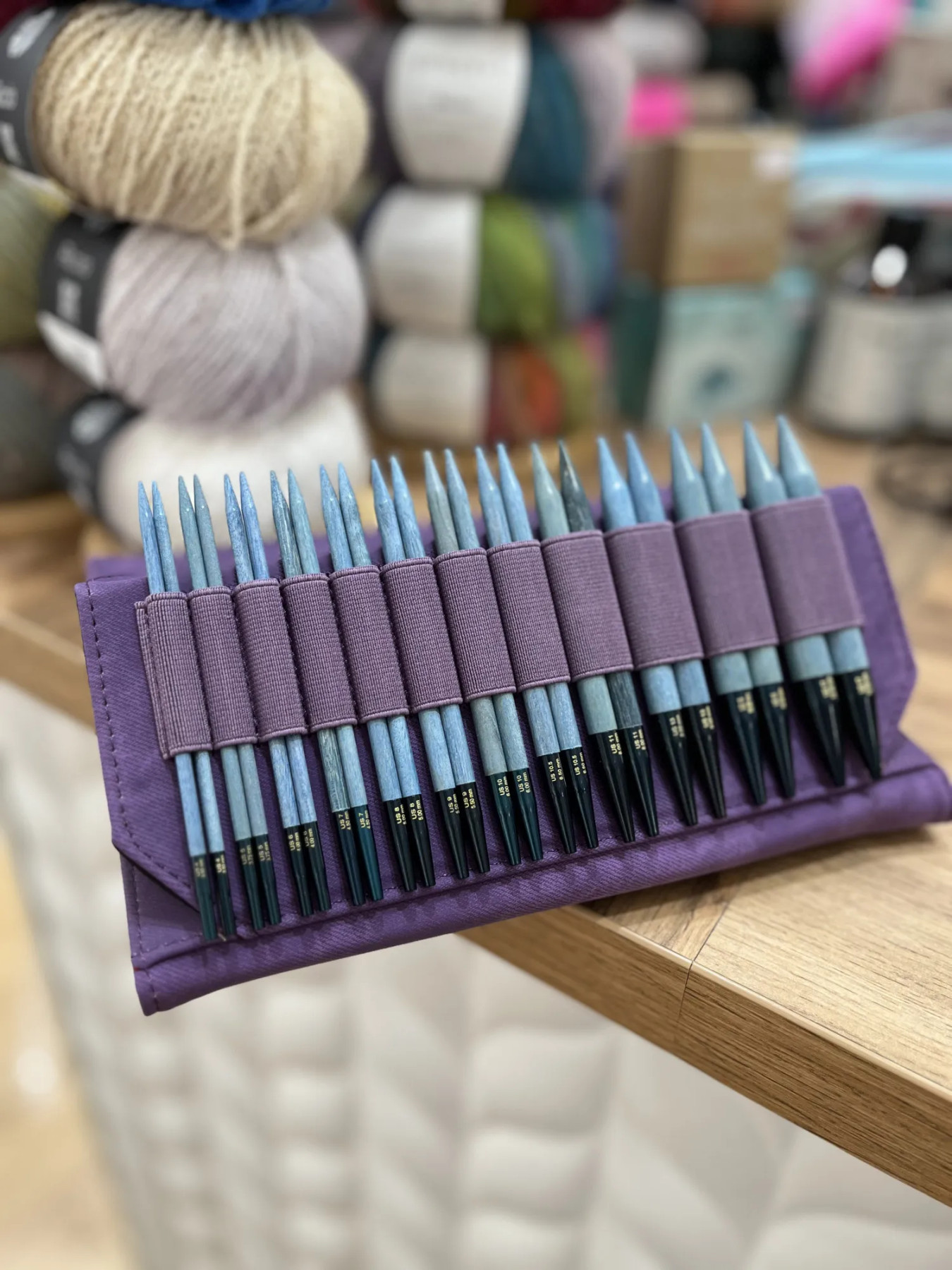 Набор разъемных спиц для вязания Lykke 11,5 см дерево