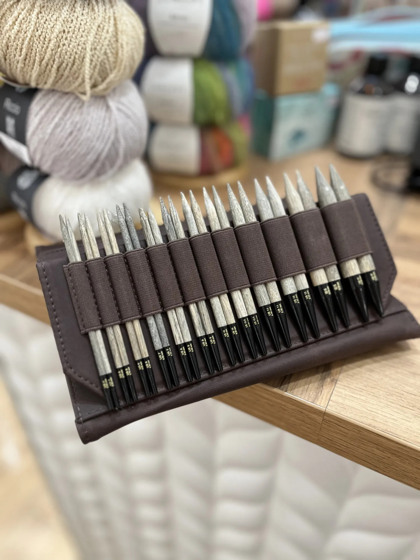 Набор разъемных спиц для вязания Lykke 11,5 см дерево