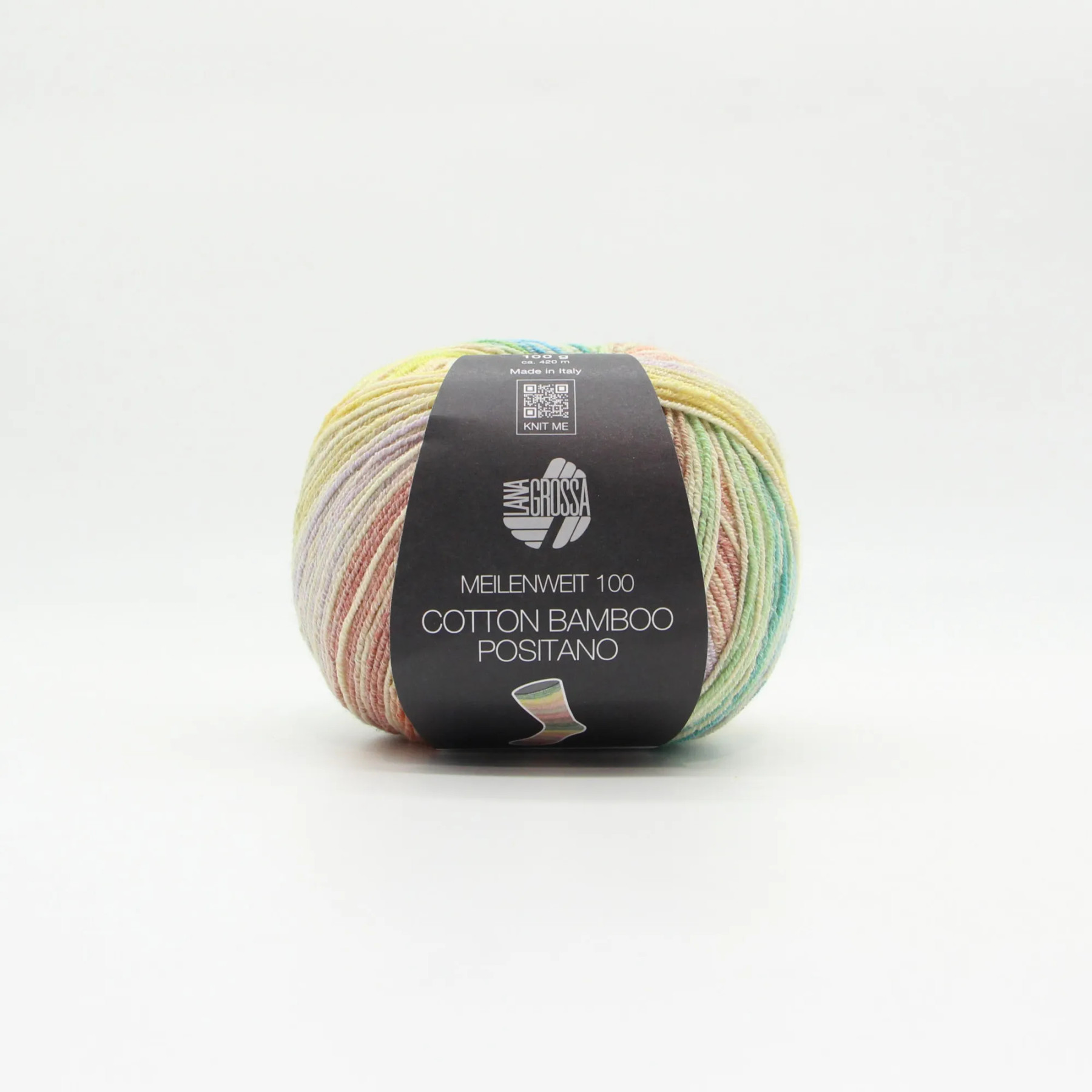 Lana Grossa Meilenweit 100 Cotton Bamboo Positano 