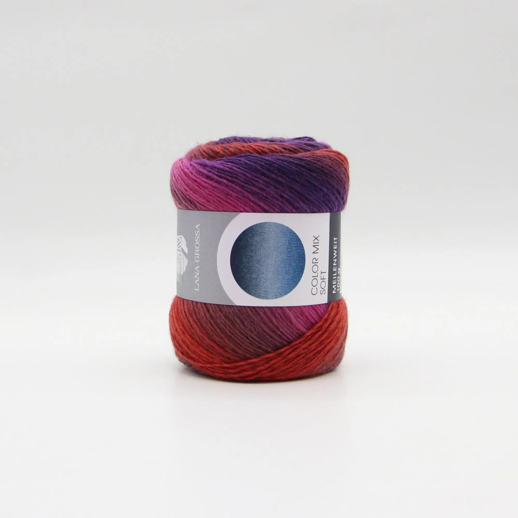 Lana Grossa Meilenweit 100 Color Mix Soft