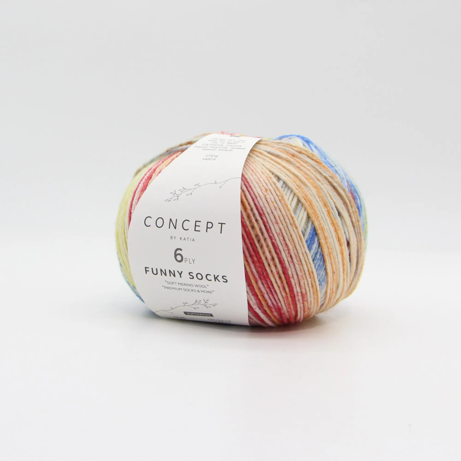 Katia Funny Sock 6-ply