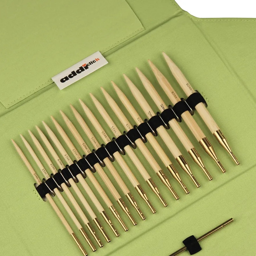 Набор разъемных спиц Addi Click Nature BAMBOO