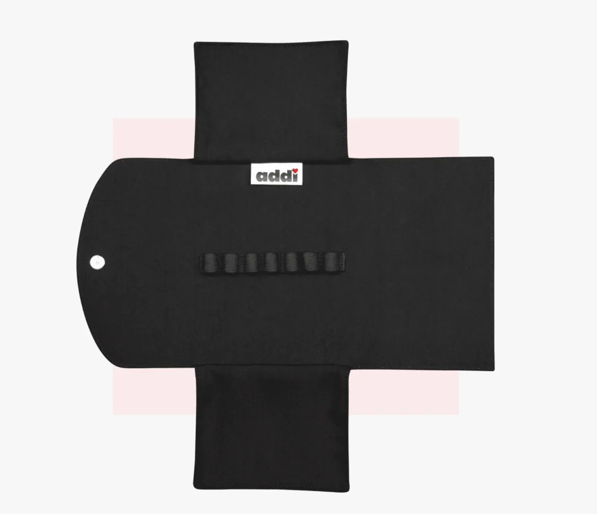 Чехол для крючков для вязания с эргономичной ручкой Addi Swing