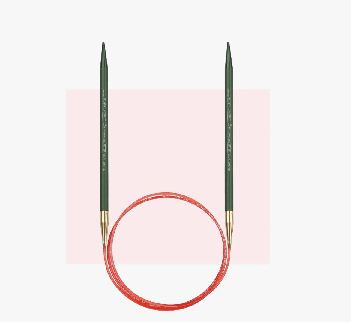 Спицы для вязания круговые Addi Christmas 150см