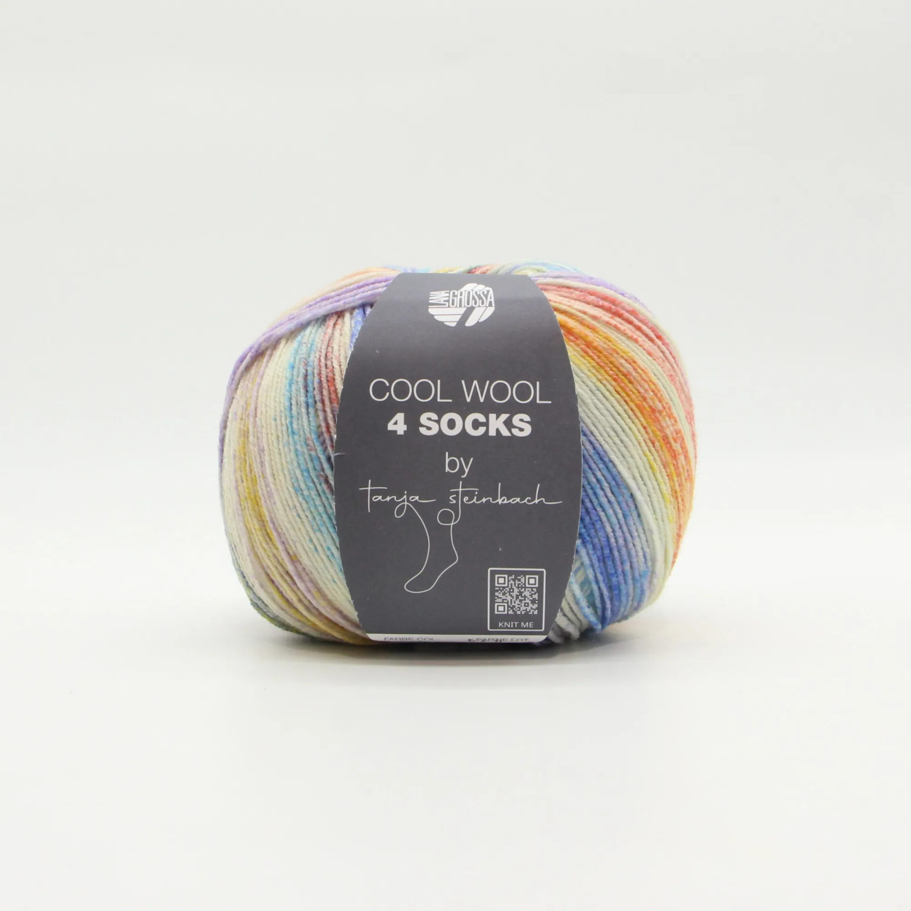 Lana Grossa Meilenweit Cool Wool 4 Socks print