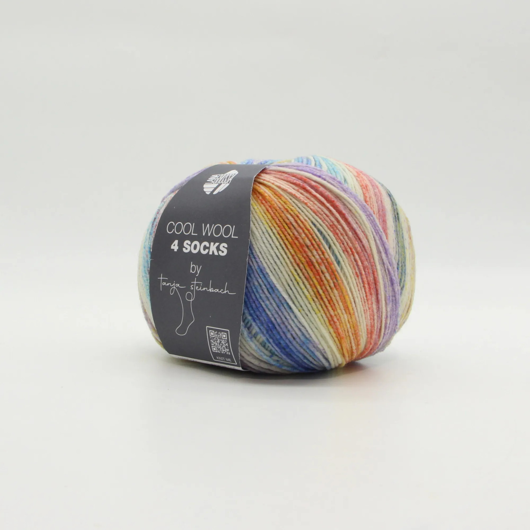 Lana Grossa Meilenweit Cool Wool 4 Socks print