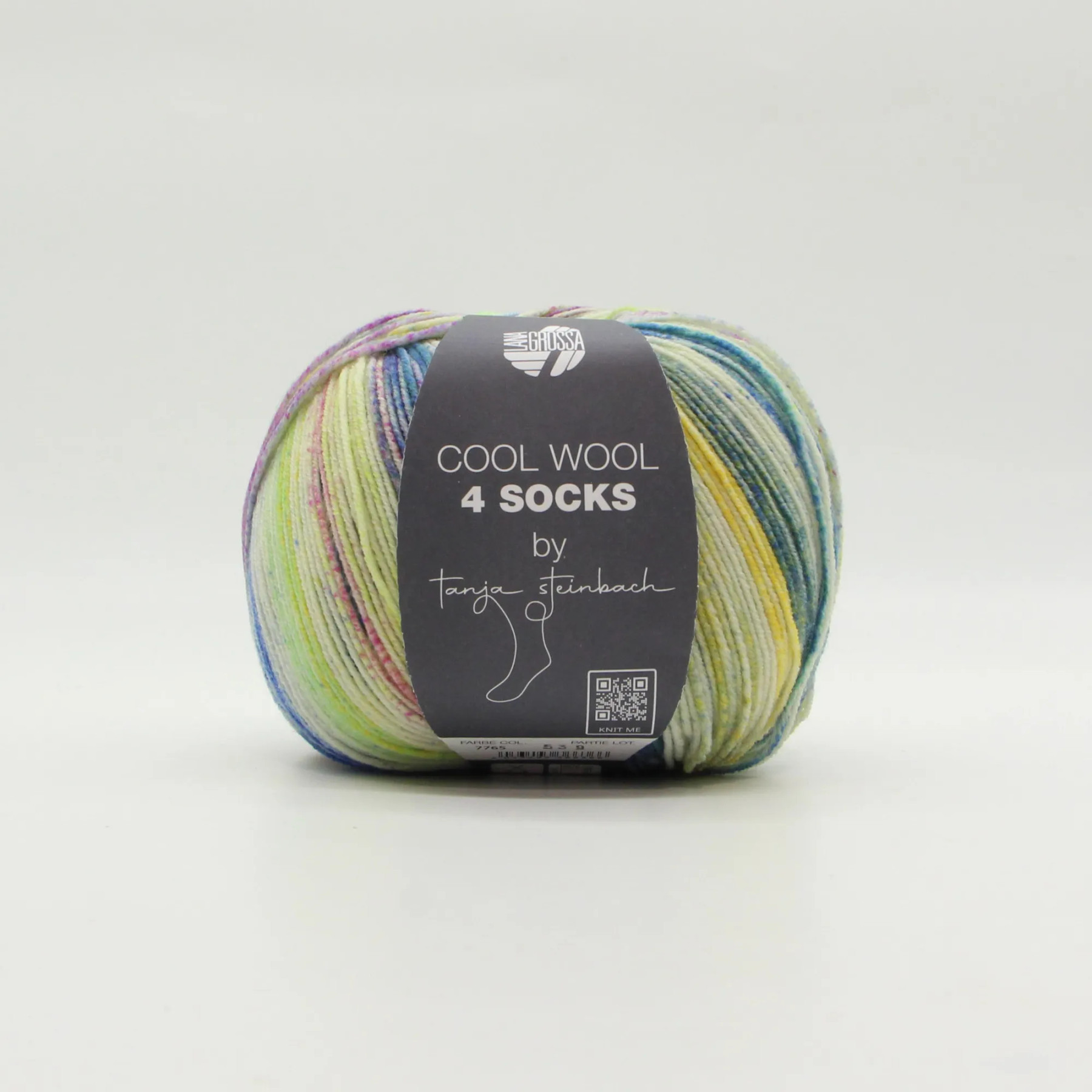 Lana Grossa Meilenweit Cool Wool 4 Socks print