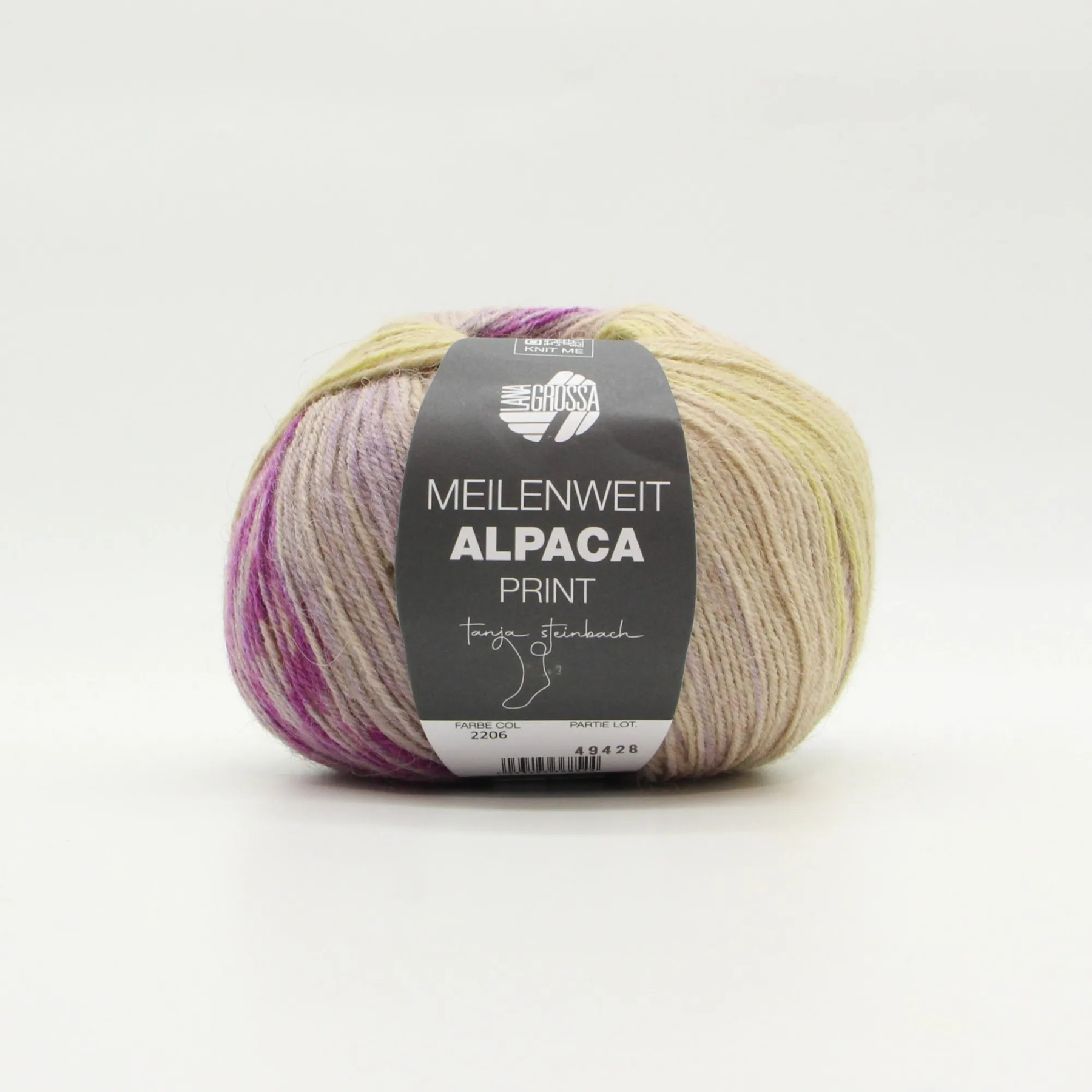 Lana Grossa Meilenweit 100 Alpaca Print