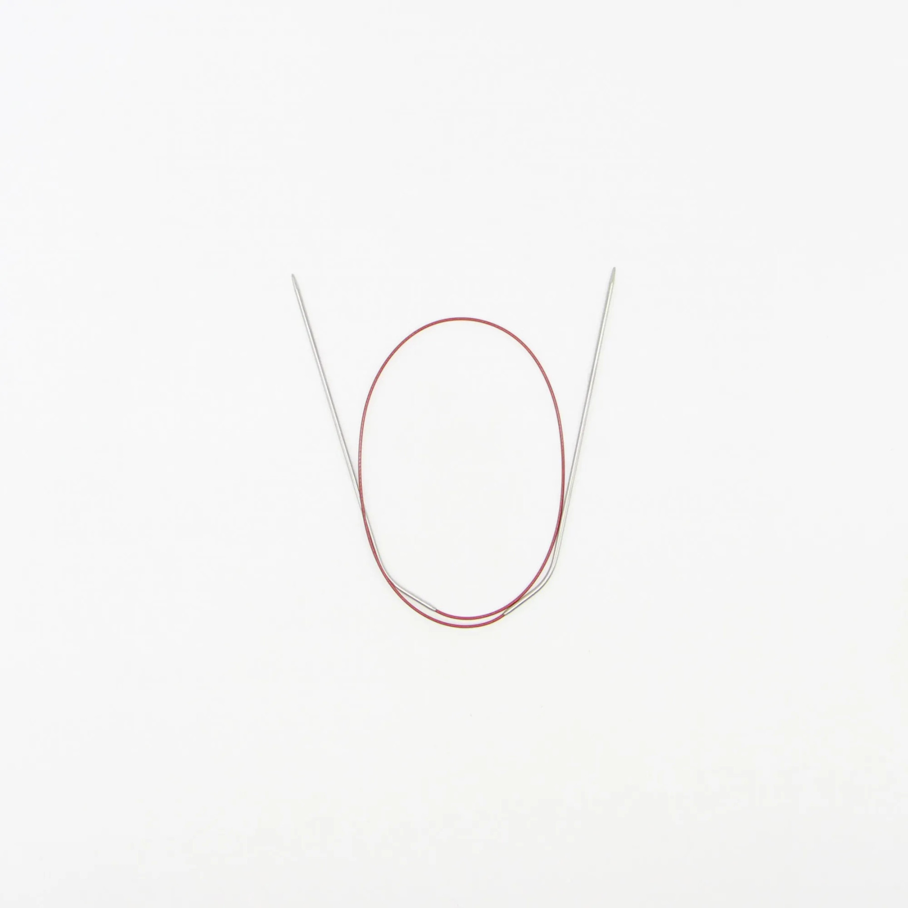 Спицы для вязания круговые 40 см Chiaogoo Knit Red металл