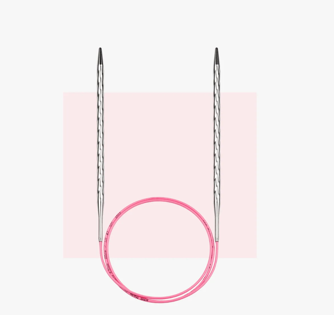 Спицы для вязания круговые Addi Unicorn металл 80 см