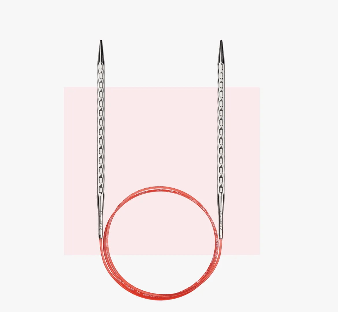 Спицы для вязания круговые Addi Novel металл 40 см