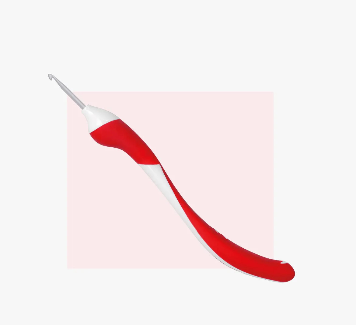 Крючок для вязания Addi с эргономичной пластиковой ручкой addiSwing 16 см