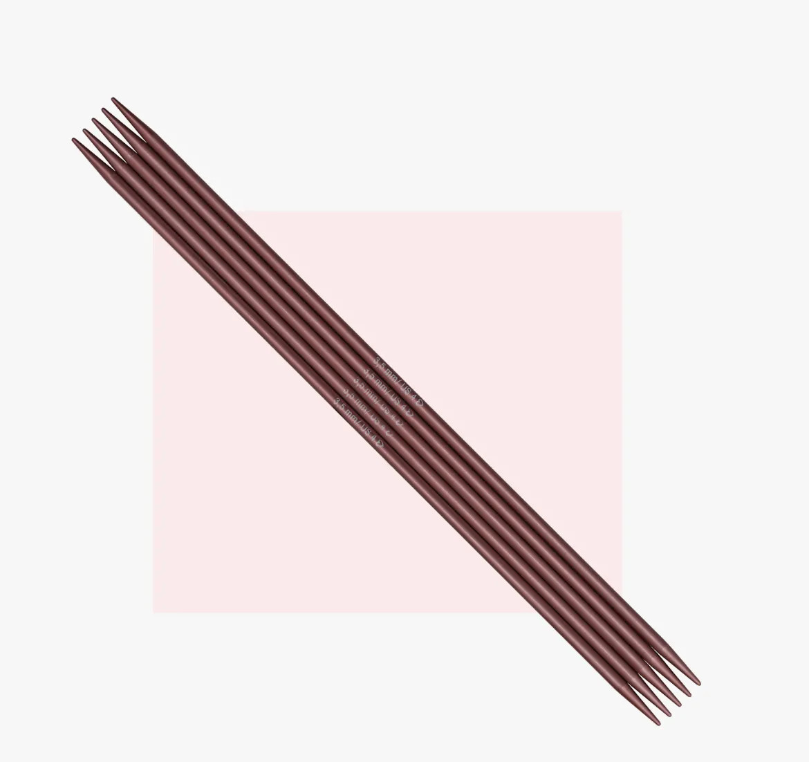 Спицы для вязания чулочные с острыми кончиками addiMystic Sock Lace 23 см