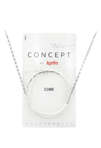 Спицы для вязания круговые Katia Cube металл 40 см