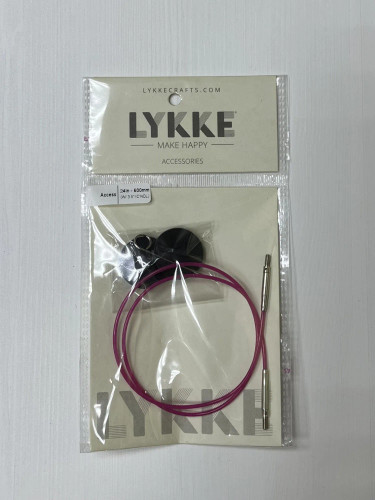 Леска Lykke для разъемных спиц 7 см Pink