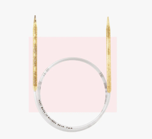 Спицы для вязания круговые Addi Champagner 120см