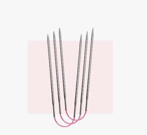 Спицы чулочные addiCraSyTrio Unicorn Lace Long 30 см